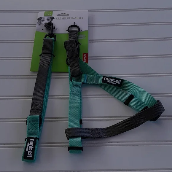 Nunbell Two Tone Nylon Pet Leash & Harness Set - Picture 11 of 11